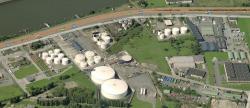 Site de Total et Liege Tank Storage à Wandre (image Google Earth)